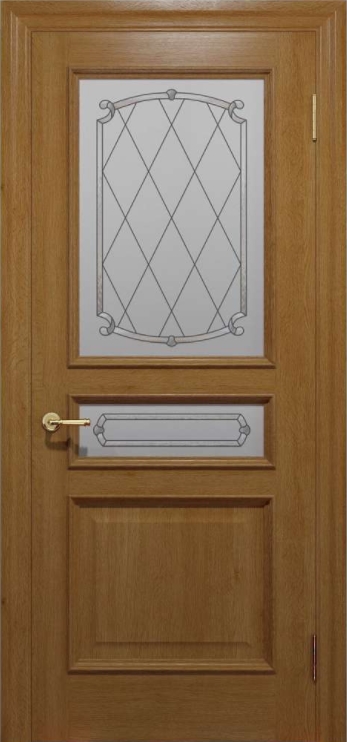Дверне полотно Interia I 024.9 від ТМ Status Doors Медовий34